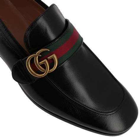 gucci leather shoes for men black|Gucci shoes for men formal.